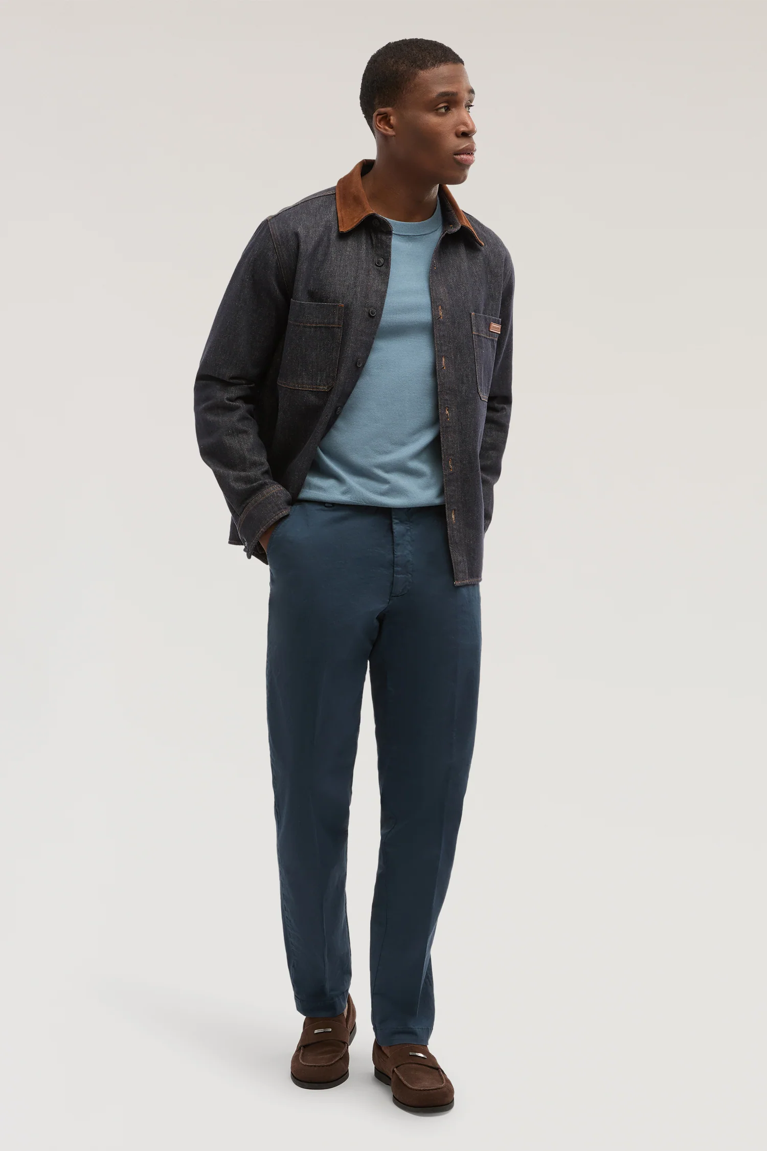 Chino Aviator 301 slim fit in gabardine - Image 4
