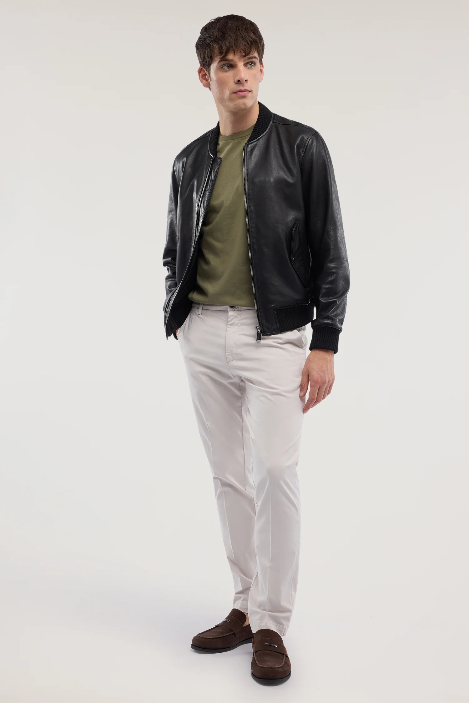 Chino Aviator 301 slim fit in gabardine - Image 4