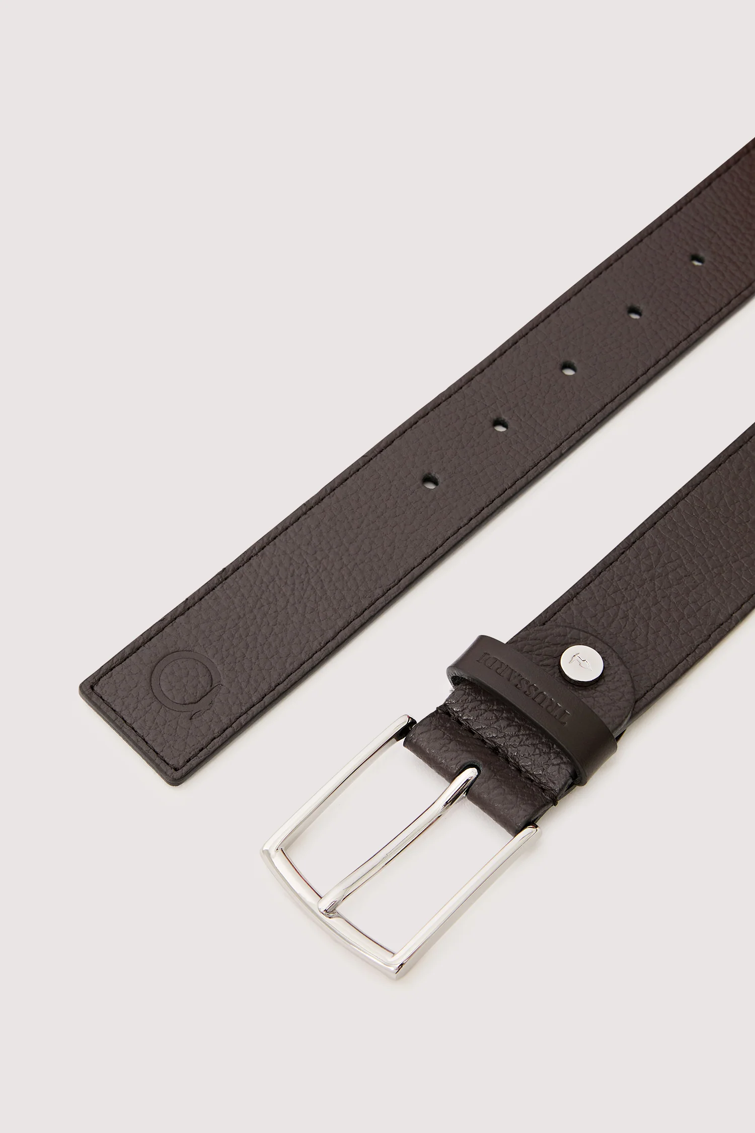 Essential hammered leather belt - Image 3