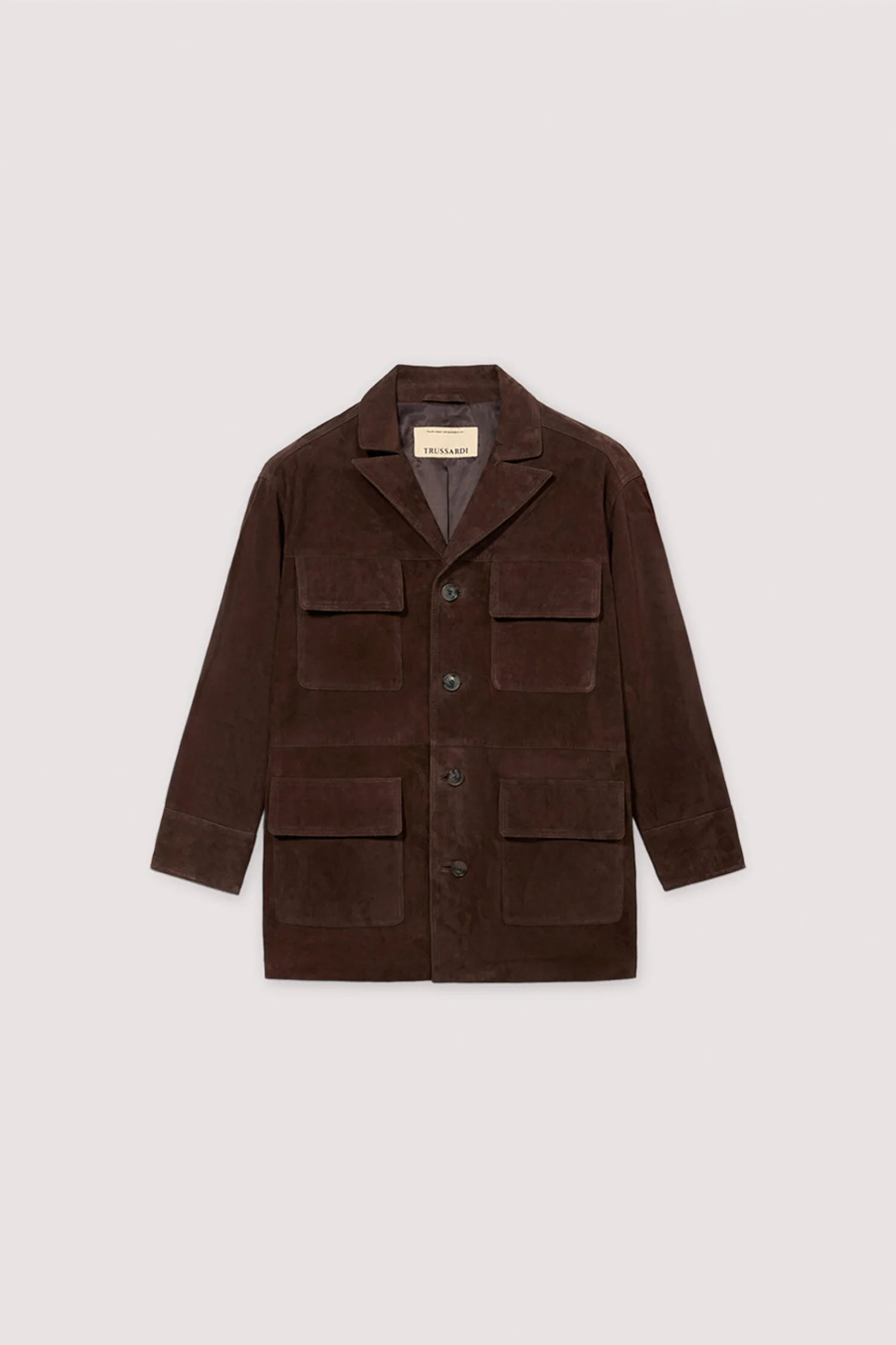 Jacket with suede pockets - Image 5