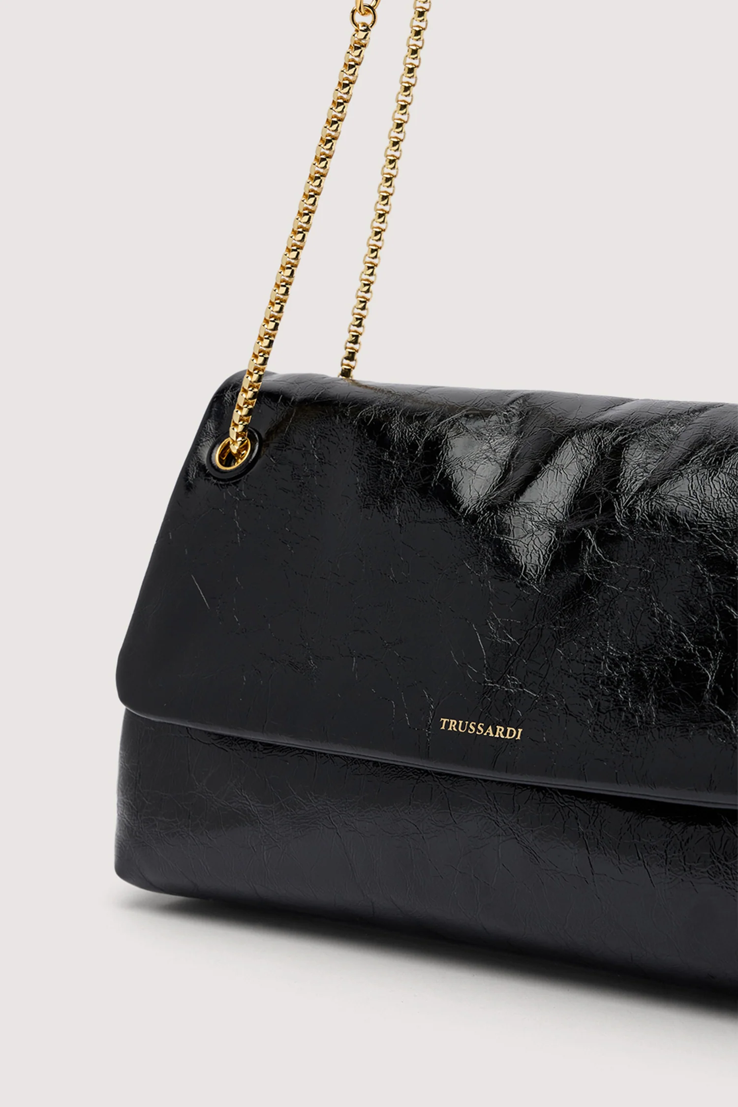 Orbita medium shoulder bag with leather chain - Image 3