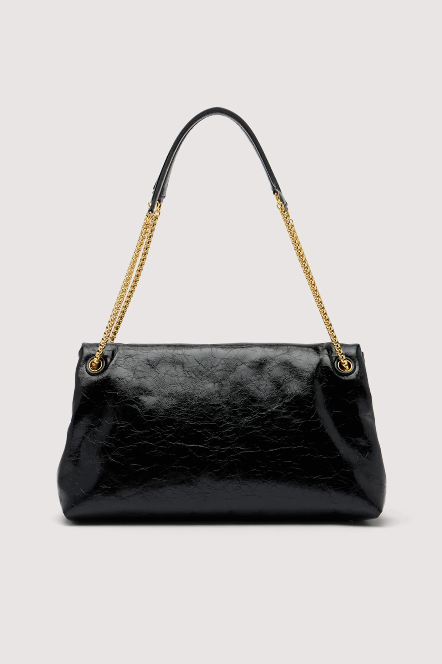 Orbita medium shoulder bag with leather chain - Image 4